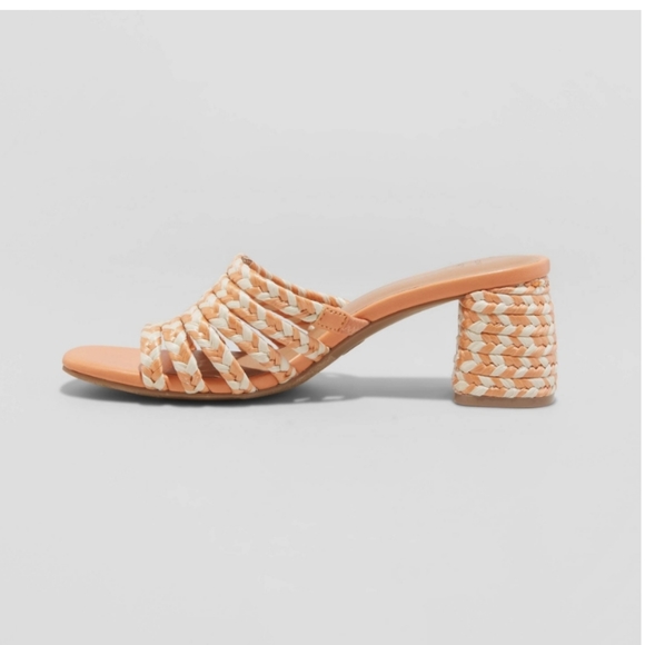 Universal Thread Shoes - Universal Thread - Rachel Mules - Orange - Size 7.5